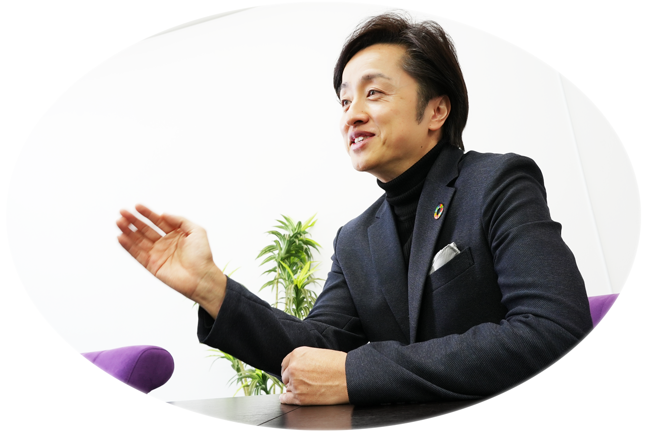 代表：田中