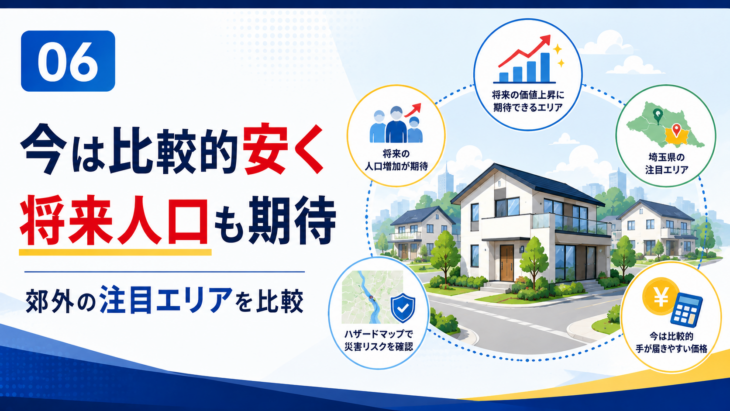 現在価格が比較的安く2050年の人口増加が期待できる街