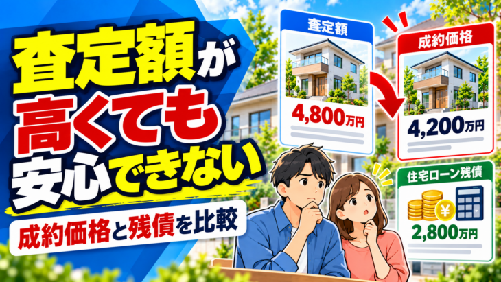 高い査定額でも、住宅ローンを完済できず売れない理由