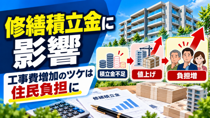 狙われた修繕積立金と住民への影響