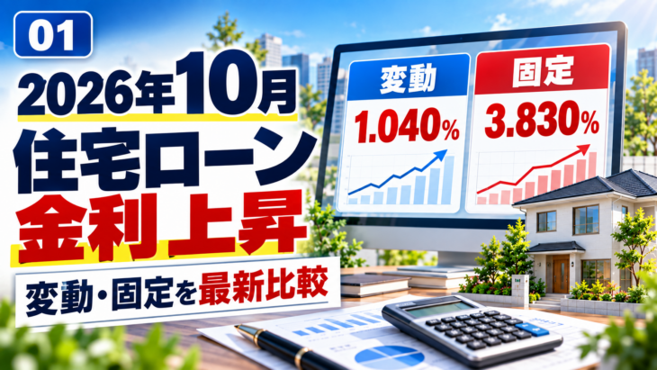 2026年10月の住宅ローン金利の動向