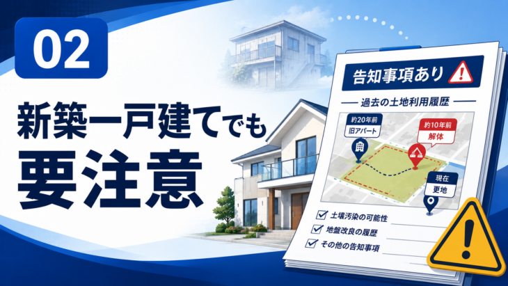 新築一戸建てで告知事項ありになる具体例