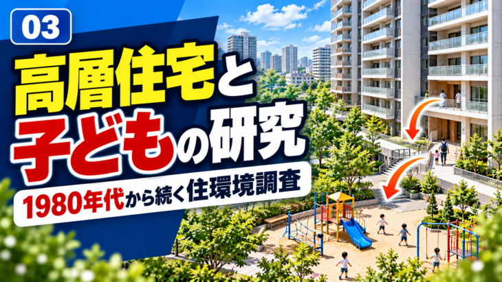 40年前から研究されていた「高層階と子ども」