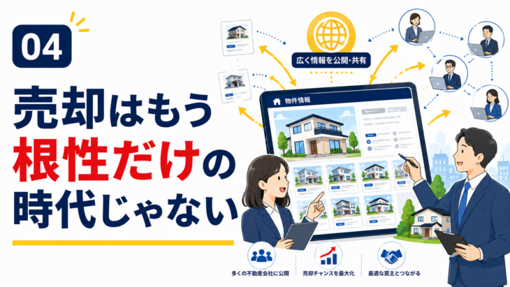 不動産売却は情報公開とレインズ活用が重要