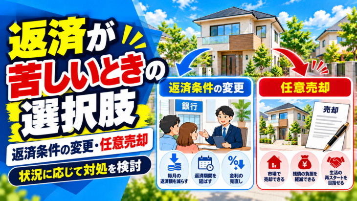返済が苦しいときは？金融機関への相談と任意売却