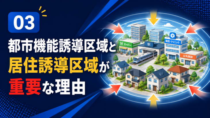 都市機能誘導区域と居住誘導区域によるコンパクトシティ政策