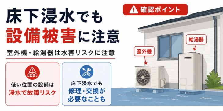 R077_床下浸水でも設備被害に注意