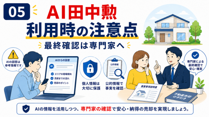 不動産特化型AIを利用するときの注意点