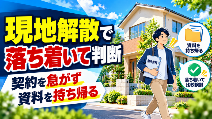 強引な営業を避ける内見・契約の進め方