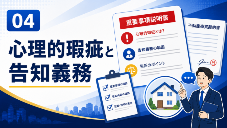 心理的瑕疵と告知義務の基本