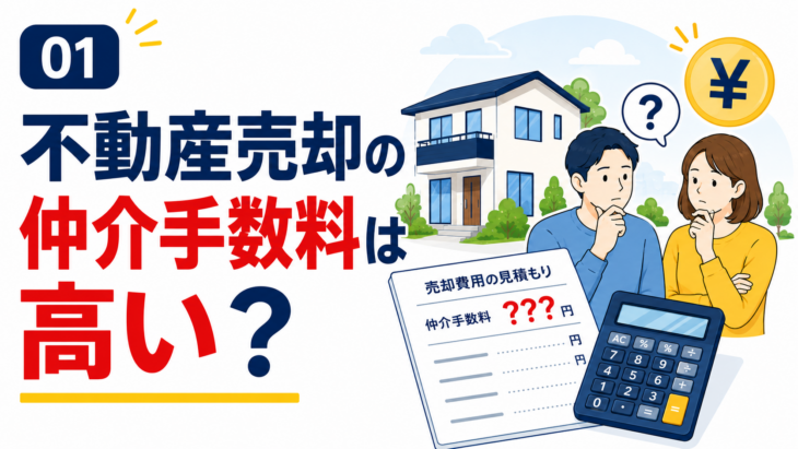 不動産売却の仲介手数料は本当に高いのか
