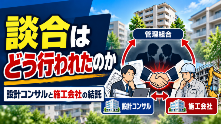 設計コンサル会社と施工会社による談合の仕組み