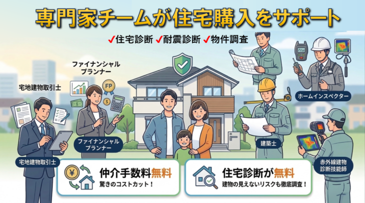 選ばれる理由-専門家チームが購入をサポート