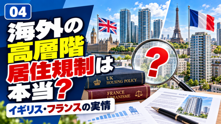 海外では高層階での子育てが法律で禁止されている？