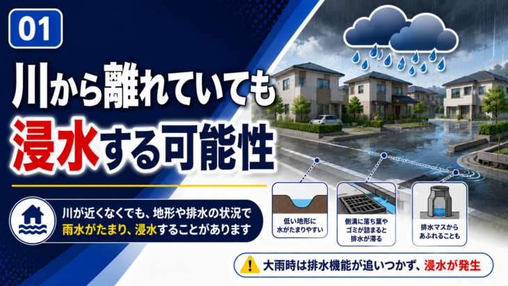 千葉豪雨と市街地の浸水被害