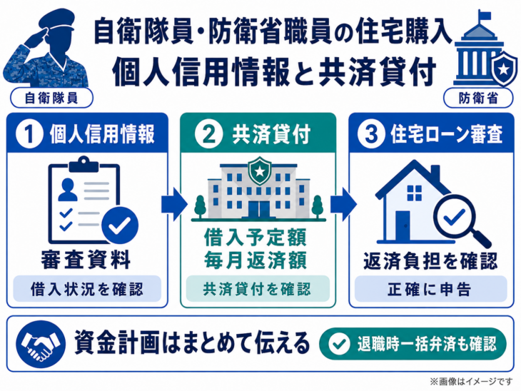 個人信用情報と共済貸付の関係
