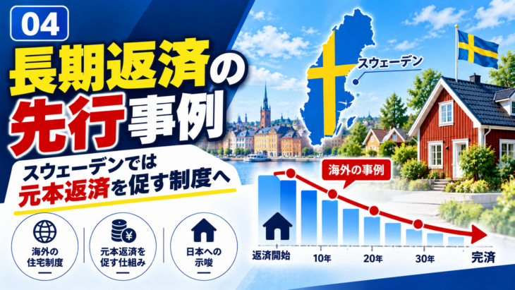 スウェーデン住宅ローンの長期返済事例