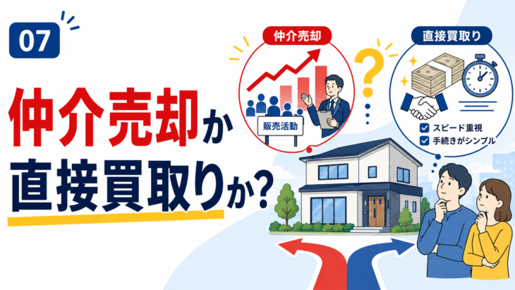 仲介売却と直接買取りの違い