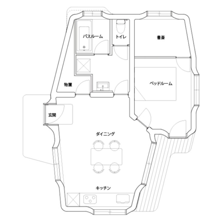 513-2_3Dプリンターハウス-間取り図