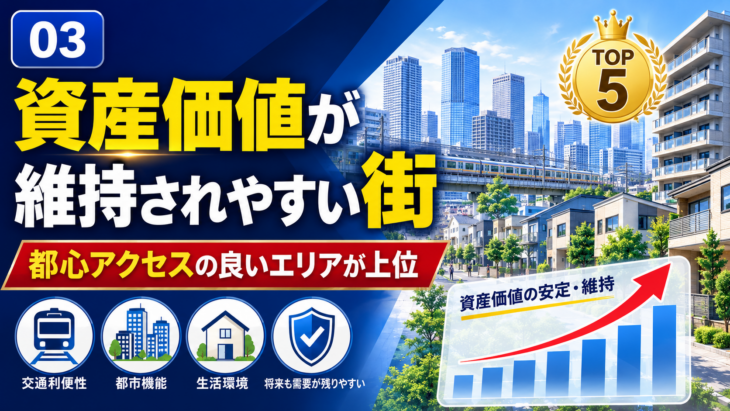 埼玉県で資産価値が維持されやすいエリアTOP5