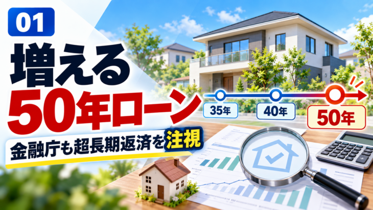 50年住宅ローンが増える背景と金融庁の注視