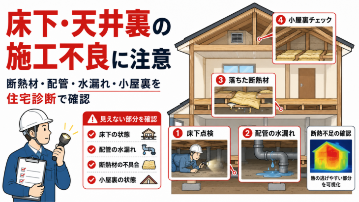 R095_床下・天井裏の施工不良に注意