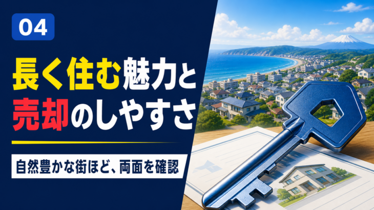 自然や暮らしの魅力と将来の売却を分けて考える住まい選び