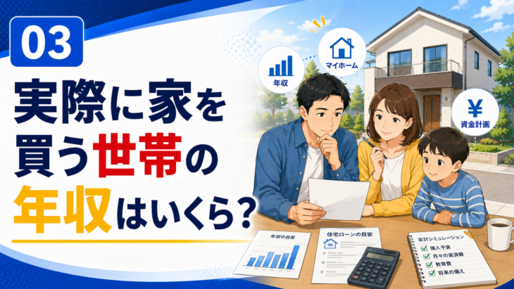 フラット35利用者と子育て世帯の平均年収比較