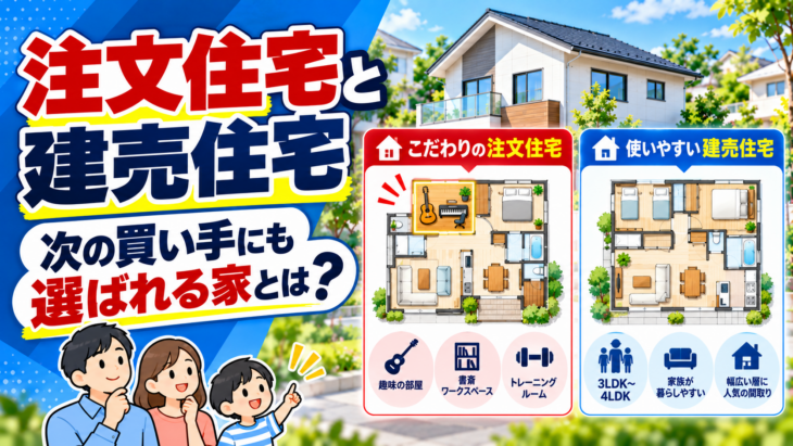 こだわりの強い注文住宅はリセールで不利になる？