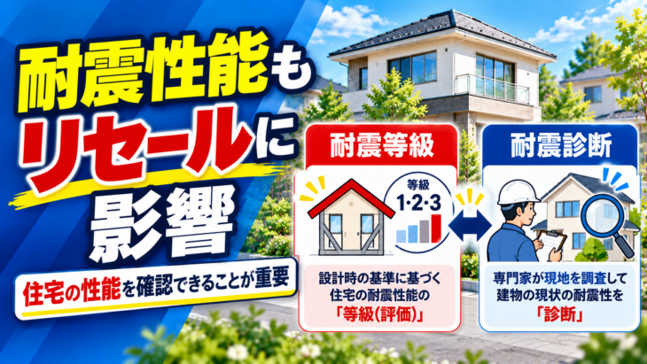 将来の売却に関わる耐震性能