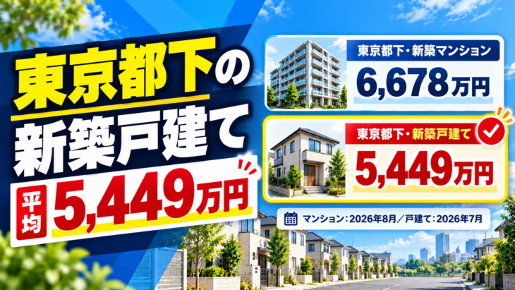 東京都下の新築一戸建てに価格面の選択肢