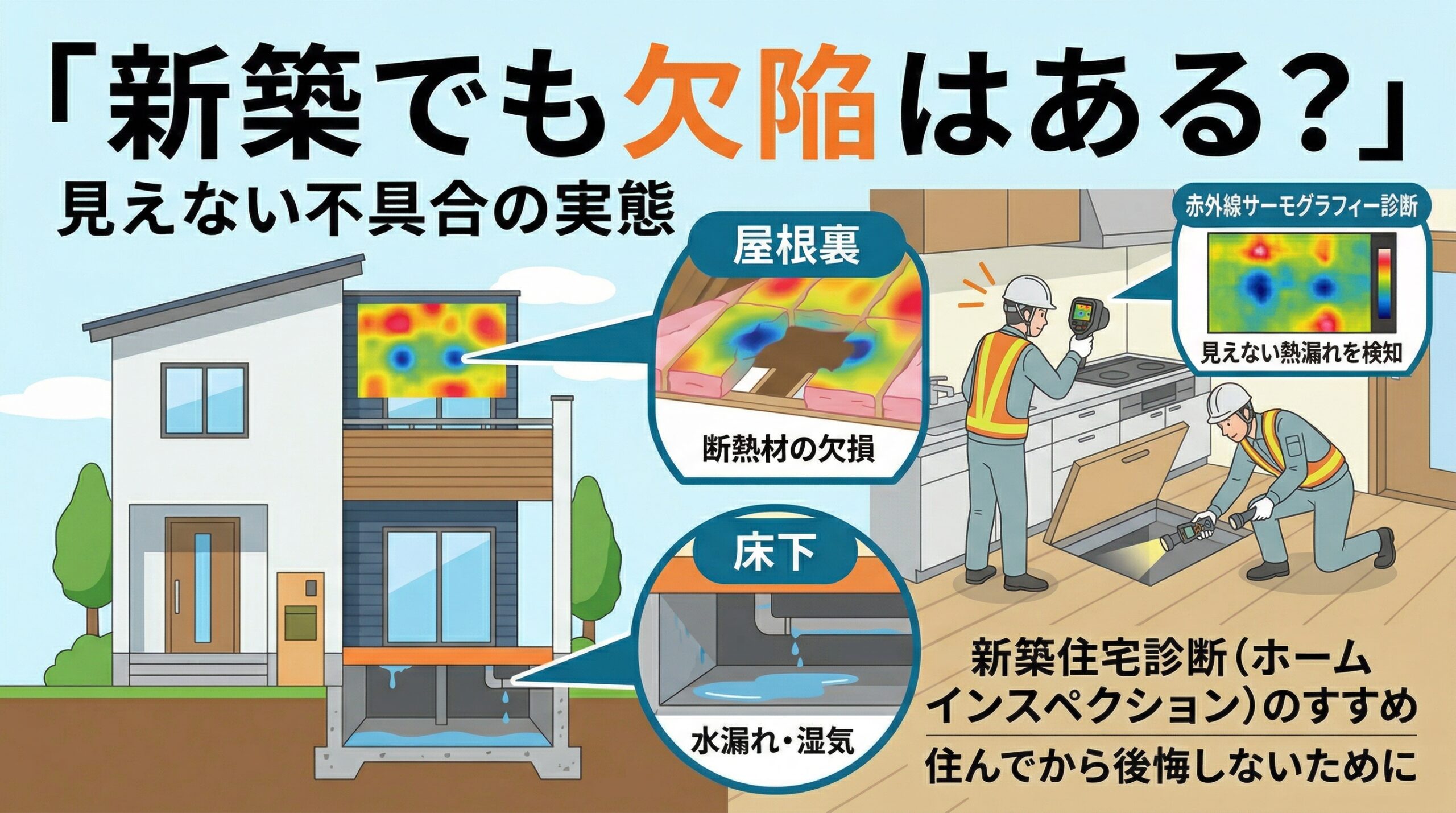 新築一戸建てを住宅診断で欠陥を見抜けるゼロシステムズ