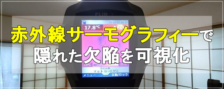 赤外線サーモグラフィーで診断